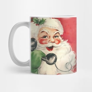 Santa Claus on the Phone Mug